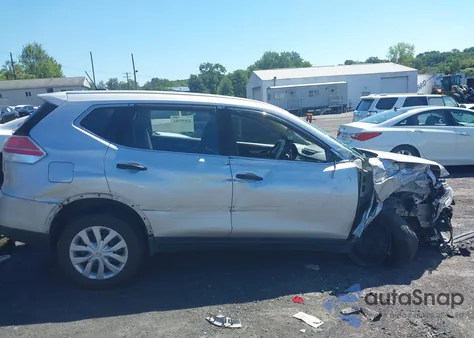 2016 Nissan Rogue S из США, поврежденный, VIN KNMAT2MV5GP625234